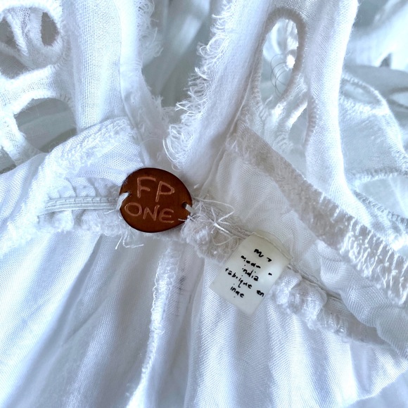 Free people white tunic beach dress - Picture 4 of 5
